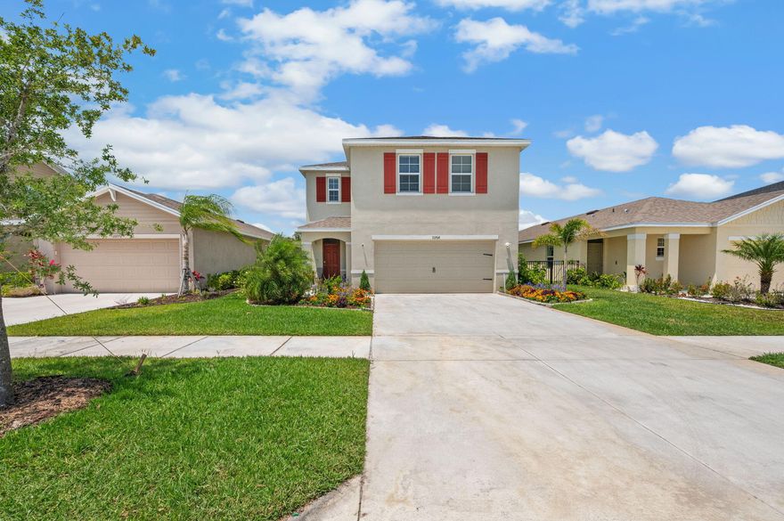 This beautifully maintained 4 bedroom/3bath with loft home offers the perfect blend of comfort, style and convenience.  Many upgrades after the new build to include granite kitchen countertops and quartz countertops throughout all bathrooms and laundry room.  This highly sought after Crosstown Commons family-friendly neighborhood has a pool, shaded playground and cabana.  Located in a prime area, you are just minutes from everything you need.  Easy access to shopping, dining, I95 and Tradition.