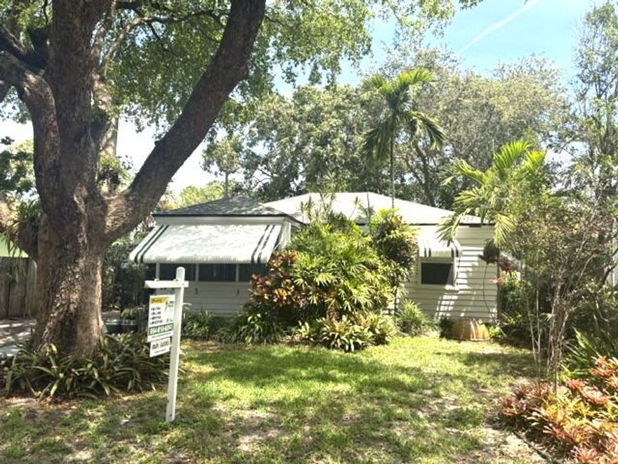 Top location in Dania Beach! This 3-bedroom, 1-bath offers a huge deep yard with plenty of room for a pool or future expansion. Freshly Painted interior, Newly refinished hard wood floors, Very clean and move-in ready with a New Roof, New tankless Hot water Full size W/D., Move in condition. Lush tropical landscaping, and a fully fenced yard. Front mud room/porch adds extra usable space. Prime location near casino, shops, beaches, and I-95. Serious buyers only—owner is firm. New Roof 2026! See