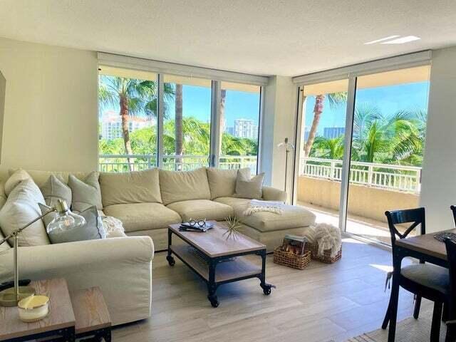 Sought after 2 bedroom 2 bath beautifully furnished in Resort Style Turnberry's on the Green. Property features a bright and open floorpan, tile flooring, granite counters, large walk in closets, and steps to all of Turnberry's resort style amenities. This is is a quaint building with all of the ammenities you would expect to find in a resort. Rent includes water, sewer, trash, basic cable and internet. Character Property at it's finest!!!