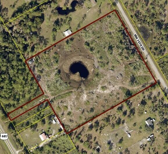 PINELANDS - 10.5 acres of Paradise. Extraordinary Property offers escape from the hustle of city life; perfectly situated north of Okeechobee. Easy commute to Okeechobee and the East Coast. Perfect location for your dream home and/or mini-farm. There is a pond on the property. Perimeter is fenced with fencing available to fence front of property. Potential Secondary access to property from Hwy 441. Don't miss out on this natural beauty. Dimensions are approx. - measure for accuracy.