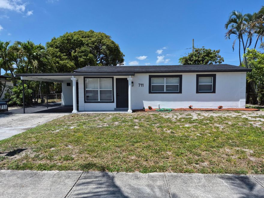 Welcome to this beautifully fully remodeled Pompano Beach 3X2  retreat, where modern elegance meets relaxation. This move-in ready home features a brand-new kitchen with quartz countertops, sleek cabinetry, and stainless-steel appliances, plus updated flooring and designer finishes throughout.Bright, open living spaces flow effortlessly for everyday comfort and entertaining, while stylishly renovated bathrooms . Located just minutes from the beach, dining, and shopping, this home offers the perfect blend of style, convenience, and South Florida charm.
