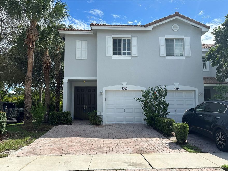 MAJOR PRICE IMPROVEMENT! Welcome home! Great opportunity to own a well-maintained 3-br, 2.5-ba townhome with a 1-car garage in the heart of Tamarac! This home is ideally located with convenient access to the Sawgrass Expressway, Florida Turnpike, & University Drive — making your commute a breeze. Enjoy being just minutes from top-rated shopping centers, restaurants, hospitals, & houses of worship. Inside, you’ll find all three spacious bedrooms on the second floor, along with a full-size washer & dryer for added convenience. The first floor features an open layout with a powder room, a functional kitchen, under-stairs storage and combined living and dining areas—perfect for entertaining or relaxing at home.  All ages are welcome!  Plenty of closet space    FIRPTA REQUIRED