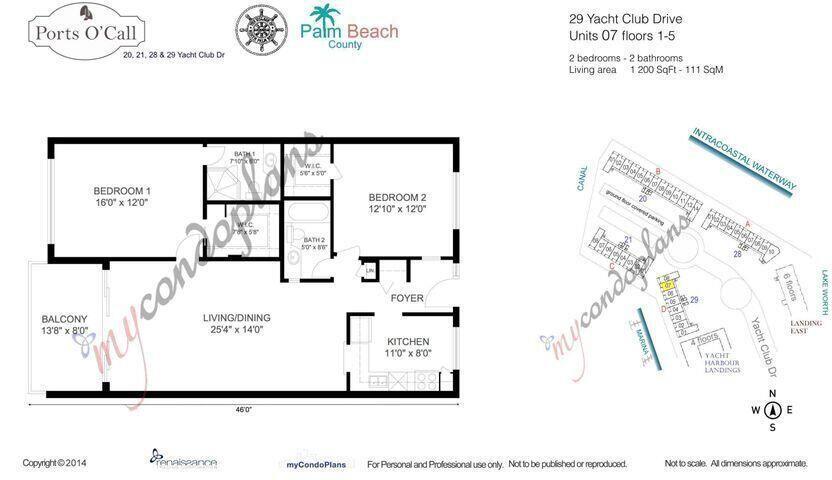 PORTS O CALL CONDO S A, B - Residential Lease