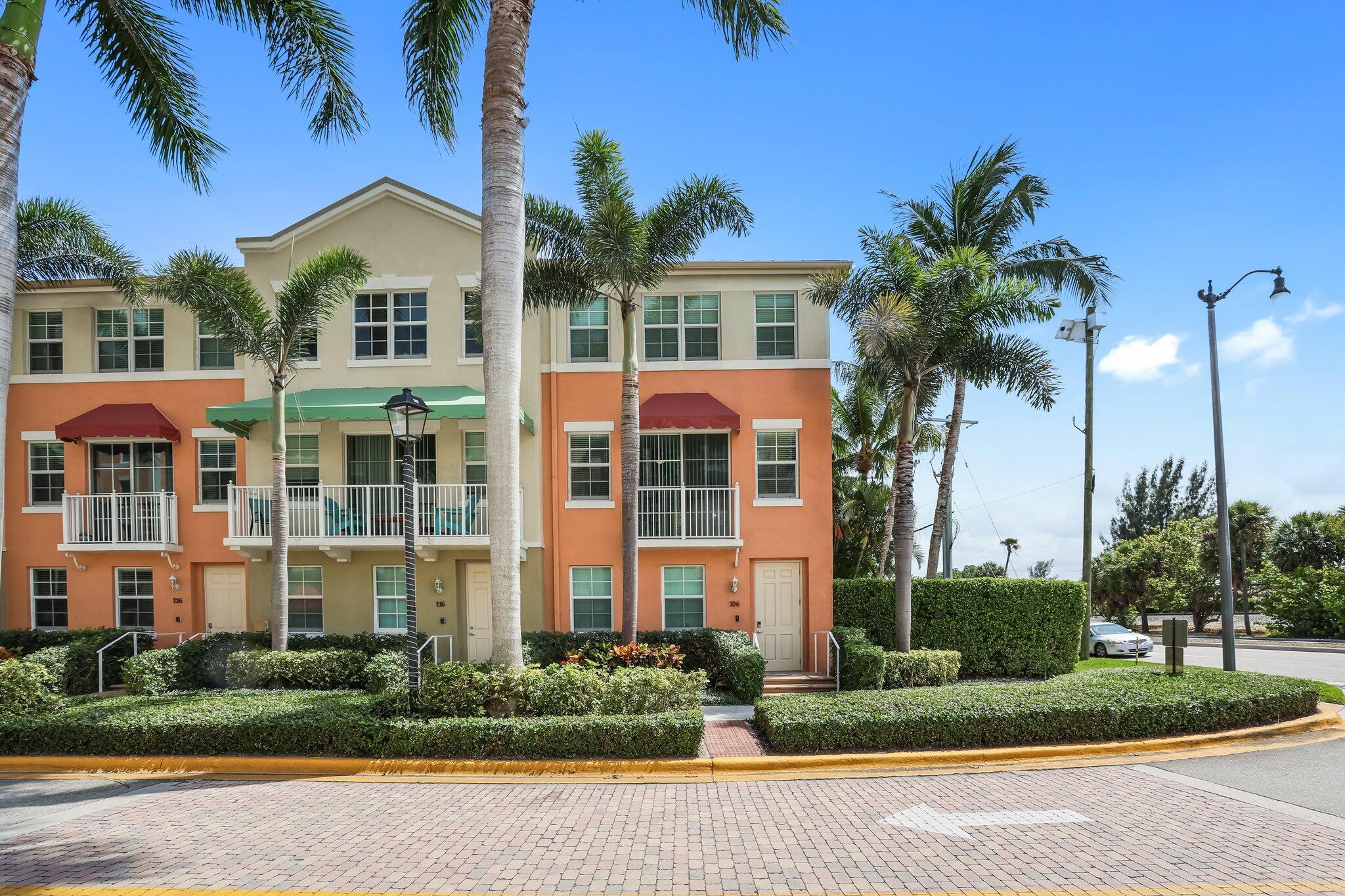 Beautifully furnished and fully equipped, this 3-bedroom, 2.5-bath townhome is your perfect Florida escape--ideal for fun-filled monthly off-season getaways or an extended seasonal retreat from the cold. Thoughtfully designed across three levels, it features a first-floor bedroom/den, two spacious bedrooms on the third floor, and an updated open kitchen that flows seamlessly into the dining and living areas on the second floor. Hurricane-impact windows and doors provide peace of mind. The community offers two heated pools and spas, a state-of-the-art fitness center, and a modern conference room. Water, cable, and internet are all included in the rent--just bring your suitcase and toothbrush, and get ready to relax and enjoy! Call today to reserve your perfect retreat before its too late!