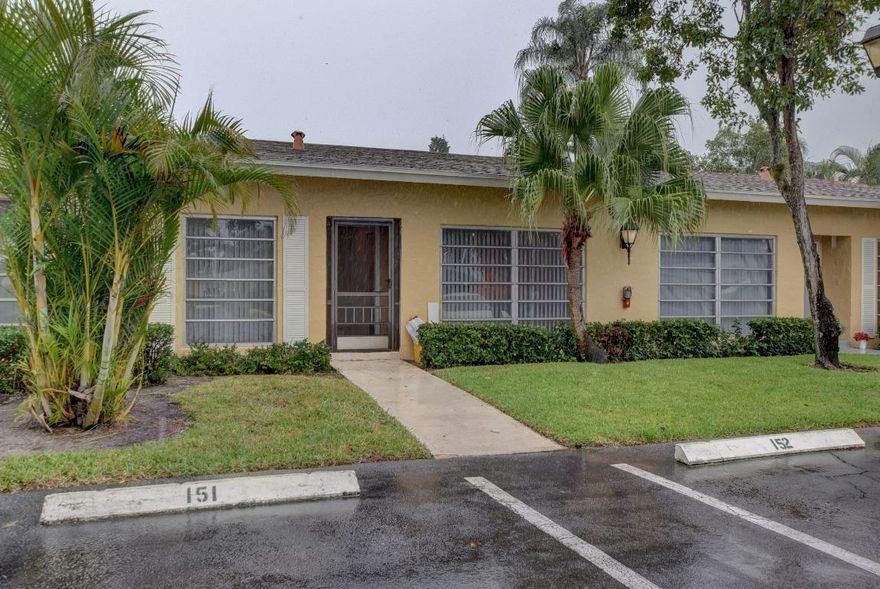 Furnished with furnishings full 2BR/2BA immaculate condo is located in the heart of Delray Beach. Bedroom two is complete with a closet, door and bathroom access door right from the bedroom (jack & Jill bath) and second full bathroom  is upgraded to a shower. Perfect for Mother/Daughter or Roommate situation. This condo offers updated 2017 updated A/C plus refrigerator & dishwasher updated. W/D in unit. Extra storage closet on patio. Association responsible for roof & water. This Condo will not last long. Just move right in, quick close. PRICED TO SELL QUICKLY! DON'T WAIT, WON'T LAST LONG. Outstanding Amenities include an over-sized outdoor pool, great active clubhouse, multiple tennis courts plus a tennis program, local golf course, exercise room, shuffleboard, billiards, cafe and more! Fantastic condo is located close to beaches, close to Downtown Delray and the fabulous Frank Theater plus restaurants galore,shopping, transportation, easy access to Interstate 95 or Florida Turnpike and so much more! Come live the life you have been dreaming about without paying country club fees!