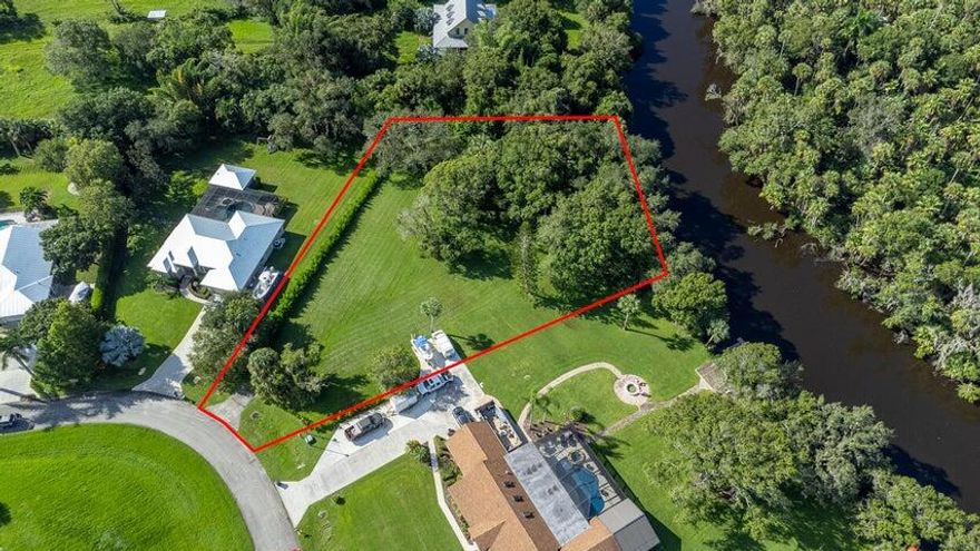 BEAUTIFUL 1 ACRE WATERFRONT PROPERTY IN QUIET NEIGBORHOOD. BUILD YOUR DREAM HOME ON THIS CLEARED LOT WITH APPRX 140' OF WATERFRONT WITH OCEAN ACCESS AND RIPARIAN RIGHTS ST LUCIE RIVER/EAST FORK.  LOCATED IN NORTH FORK ESTATES AND LINED WITH LUSH CLUSIA. THIS PROPERTY HAS PLENTY OF ROOM FOR DOCK AND STORAGE SPACE FOR YOUR BOAT, RV, OR ADDITIONAL VEHICLES. LOW HOA APPRX $20/MO. YOU WILL NOT WANT TO MISS THIS RARE OPPORTUNITY TO LIVE IN PARADISE.  NOTE: SELLER WILL START THE PARCEL SEPERATION DURING DUE DILIGENCE PERIOD AND WILL BE ASSIGNED A NEW ID. CURRENT PROPERTY TAX AMOUNT WILL ADJUST AFTER SPLITTING. CALL THE LISTING AGENT FOR ADDITIONAL INFORMATION