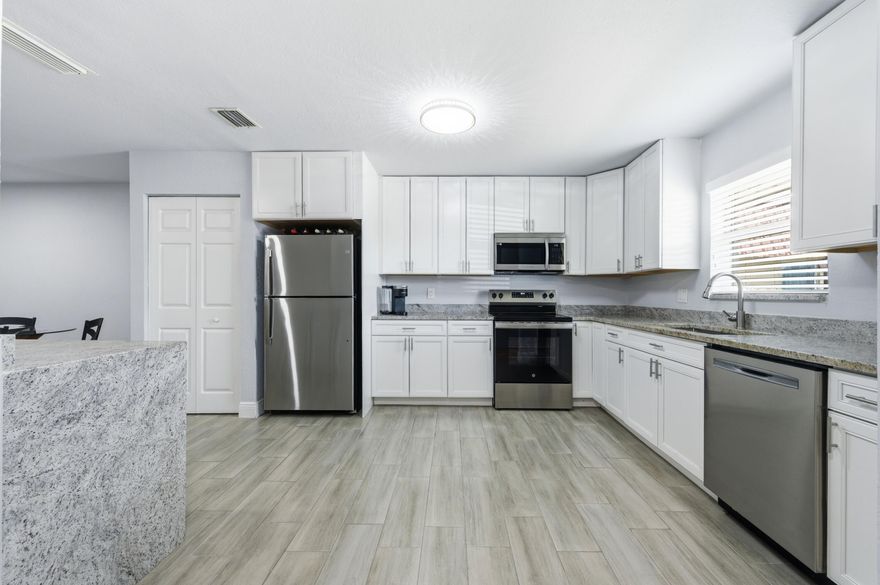 Welcome to this beautifully maintained home in the desirable 55+ community of Covered Bridge. Located in a quiet, picturesque neighborhood perfect for peaceful walks, this home offers both comfort and convenience. Major updates include a new roof (2023), updated electrical (2023), A/C replaced in 2022, and brand new appliances (2025), making it truly move-in ready. The enclosed Florida room is under central A/C, unlike many units, creating a true year round living space.   Ideally situated near shopping, dining, and everyday essentials, this home combines a serene setting with easy access to everything you need. Enjoy low maintenance living in a welcoming, well kept community.