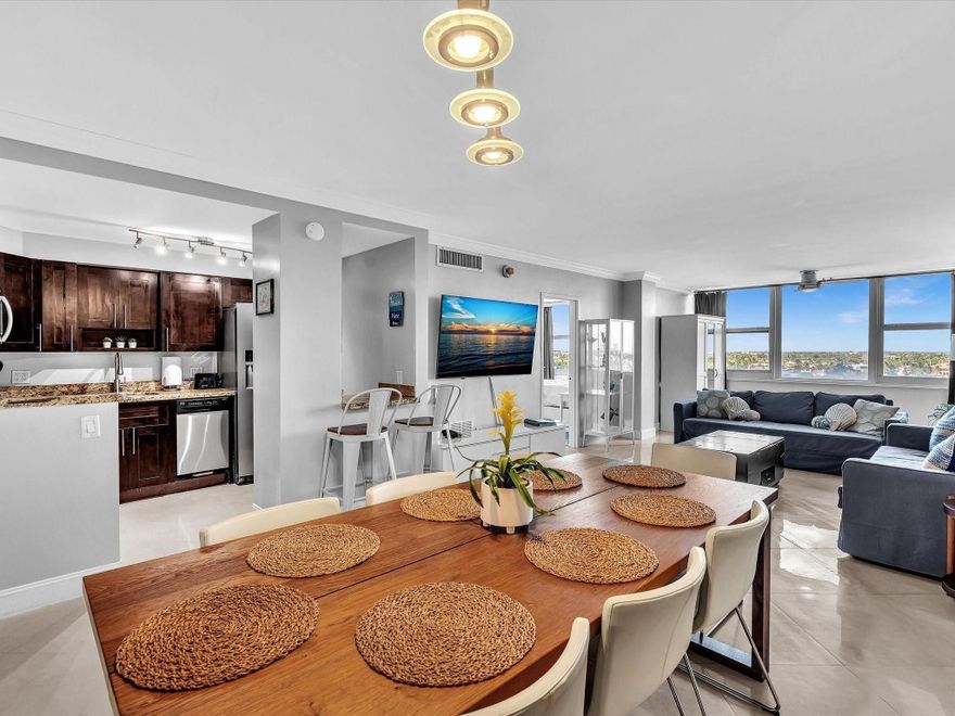 HIGH INCOME producing investment opportunity fully furnished, located right on the sand in Fort Lauderdale Beach!This stunning short-term vacation rental can sleep up to 12 guests, boasts exceptional income potential, withoutstanding guest ratings and a high booking rate. Guests love the fabulous Italian restaurant with liveentertainment, a lively tiki bar, valet services, a modern gym, salon, coffee shop, and boutique shopping – all onproperty. This is the perfect blend of beachfront luxury and top-notch amenities, making it an irresistible choice fortravelers seeking sun-soaked getaways. You won't find another choice that also offers a full kitchen with everythingyour guests or you could need during your visit here. Don’t miss out on this lucrative income-generating gem!