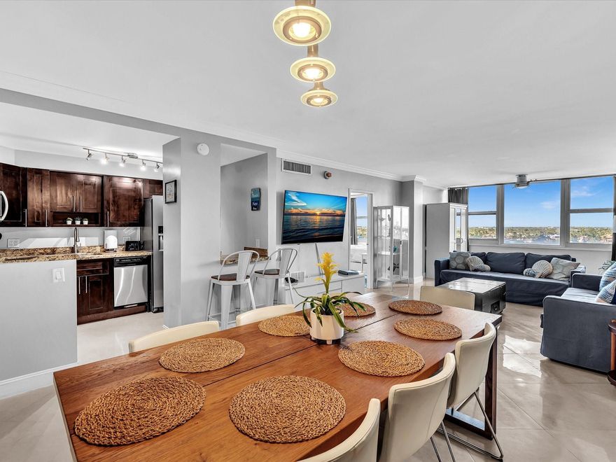 HIGH INCOME producing investment opportunity fully furnished, located right on the sand in Fort Lauderdale Beach!
This stunning short-term vacation rental can sleep up to 12 guests, boasts exceptional income potential, with
outstanding guest ratings and a high booking rate. Guests love the fabulous Italian restaurant with live
entertainment, a lively tiki bar, valet services, a modern gym, salon, coffee shop, and boutique shopping – all on
property. This is the perfect blend of beachfront luxury and top-notch amenities, making it an irresistible choice for
travelers seeking sun-soaked getaways. You won't find another choice that also offers a full kitchen with everything
your guests or you could need during your visit here. Don’t miss out on this lucrative income-generating gem!