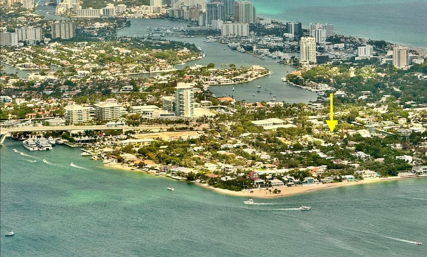 Build your vision in sought-after Harbour Inlet, one of the most desirable coastal enclaves in Fort Lauderdale. Ideally positioned between the Atlantic Ocean, the inlet, and Port Everglades, this location offers unmatched access to beaches, boating, and vibrant waterfront living. Set on an oversized 10,625 sq ft lot, this property features 85' of frontage and 125' of depth—an exceptional footprint in the neighborhood. Elevated above many surrounding homes, the site offers added appeal for future construction. Whether you envision a modern coastal retreat or a custom estate, this expansive homesite provides the perfect canvas in a prime beachside setting.  PROPERTY BEING SOLD 100% AS IS ONLY DISCLAIMER: Information published or otherwise provided by the listing company and its representatives including but not limited to prices, measurements, square footages, lot sizes, calculations, statistics, and videos are deemed reliable but are not guaranteed and are subject to errors, omissions or changes without notice. All such information should be independently verified by any prospective purchaser or seller. Parties should perform their own due diligence to verify such information prior to a sale or listing. Listing company expressly disclaims any warranty or representation regarding such information. Prices published are either list price, sold price, and/or last asking price. The listing company participates in the Multiple Listing Service and IDX. The properties published as listed and sold are not necessarily exclusive to listing company and may be listed or have sold with other members of the Multiple Listing Service. Transactions where listing company represented both buyers and sellers are calculated as two sales. "No payments made until title passes" Some affiliations may not be applicable to certain geographic areas. If your property is currently listed with another broker, please disregard any solicitation for services. Information published or otherwise provided by seller, listing company or its representatives is deemed reliable but are not guaranteed and subject to errors, omissions, or changes without notice. Copyright 2026 by the listing company. All Rights Reserved.