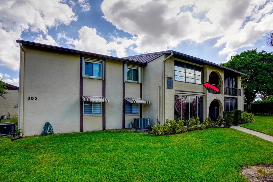 Welcome home to this beautifully updated 2-bedroom, 1 bath corner unit in highly sought after community of Pine Ridge III. This bright second floor condo offers an updated kitchen, laminate and tile flooring, smooth ceilings (no popcorn), and a new electrical panel for peace of mind.  Enjoy gorgeous sunset views from your private screened balcony.  Accordion shutters and impact windows provide full hurricane protection. The community features walking trails, pickleball, bocce, tennis, a pool and a clubhouse - all in a friendly, active neighborhood. Furniture is negotiable - just move right in and start enjoying the Florida lifestyle.   The community also offers monthly neighborhood events.