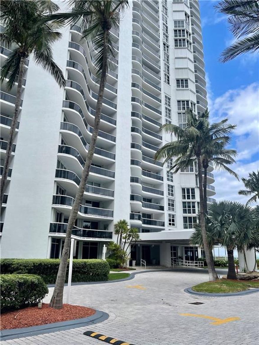 Best Deal in the Building! Live in Beautiful Sunny Isles on a high rise building next to the beach with it's own private beach access and gorgeous views directly from your 21st story condo. This 2 bedroom 2 bath corner unit offers direct views to the ocean, beach, city views, pool, and tennis. You can see the sunrise and sunset from one of the many balconies this unit has to offer. This unit is original and subject to Court Approval. Please allow up to 60 days to close. Sold As-Is. Contents will be removed prior to closing.