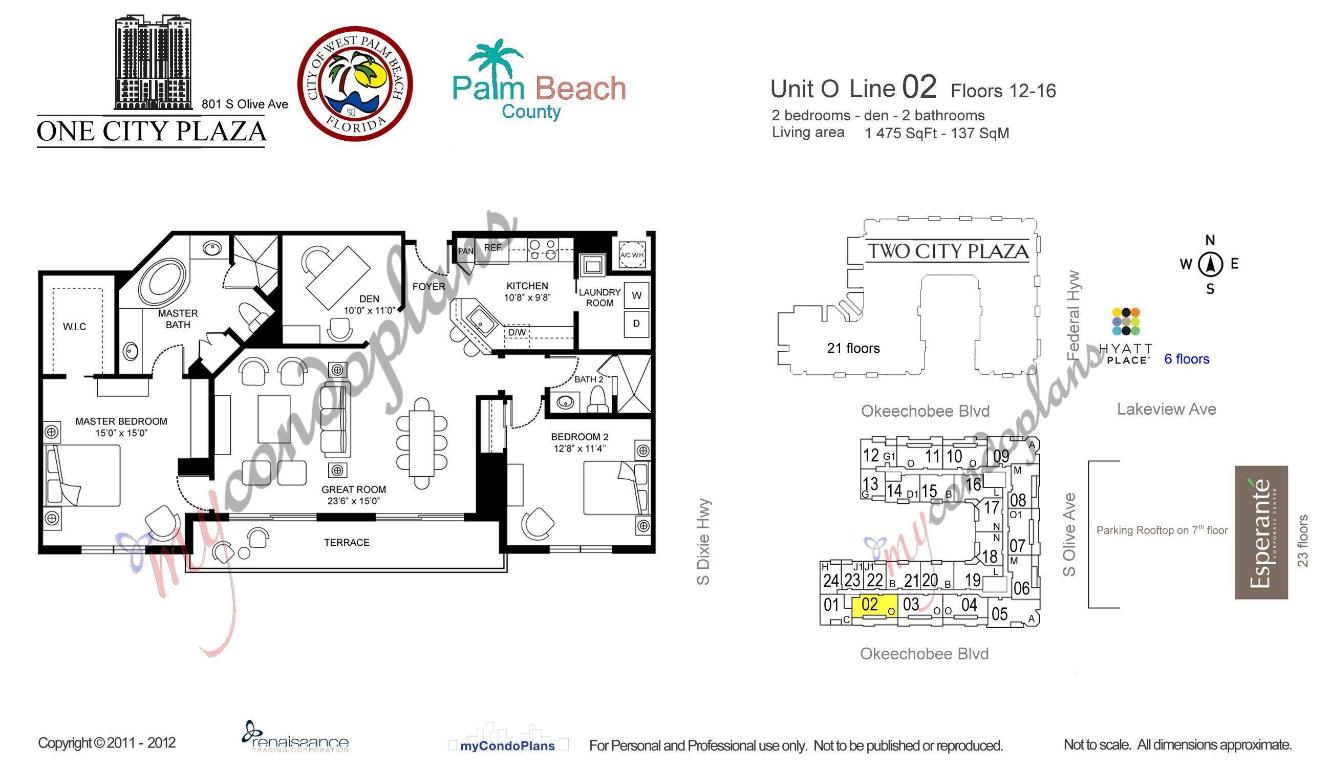 ONE CITY PLAZA CONDOMINIUM - Residential
