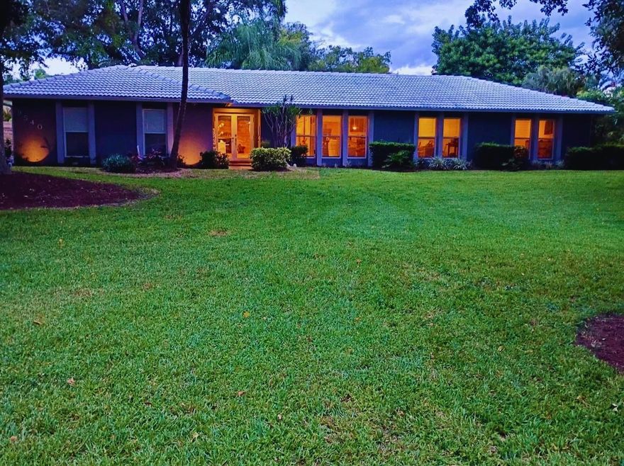 Just Reduced by $50,000! Private Acre+ Estate in The Hills with no HOA and endless possibilities. Nestled on over an acre with beautiful mature trees in one of Coral Springs’ most desirable neighborhoods, this unique property offers space, privacy, and flexibility with RS-1 zoning. Features include bright open living areas, a spacious kitchen, cozy fireplace, and a beautiful pool with tranquil water feature. Upgrades: solar panels, impact windows, electric shades, canal-fed sprinklers, and ceiling fans throughout. Room to add a guest house, sport court, or even keep a horse. Backs to a canal and minutes from top schools, parks, and the Covered Bridge. Rare opportunity to live large in The Hills.