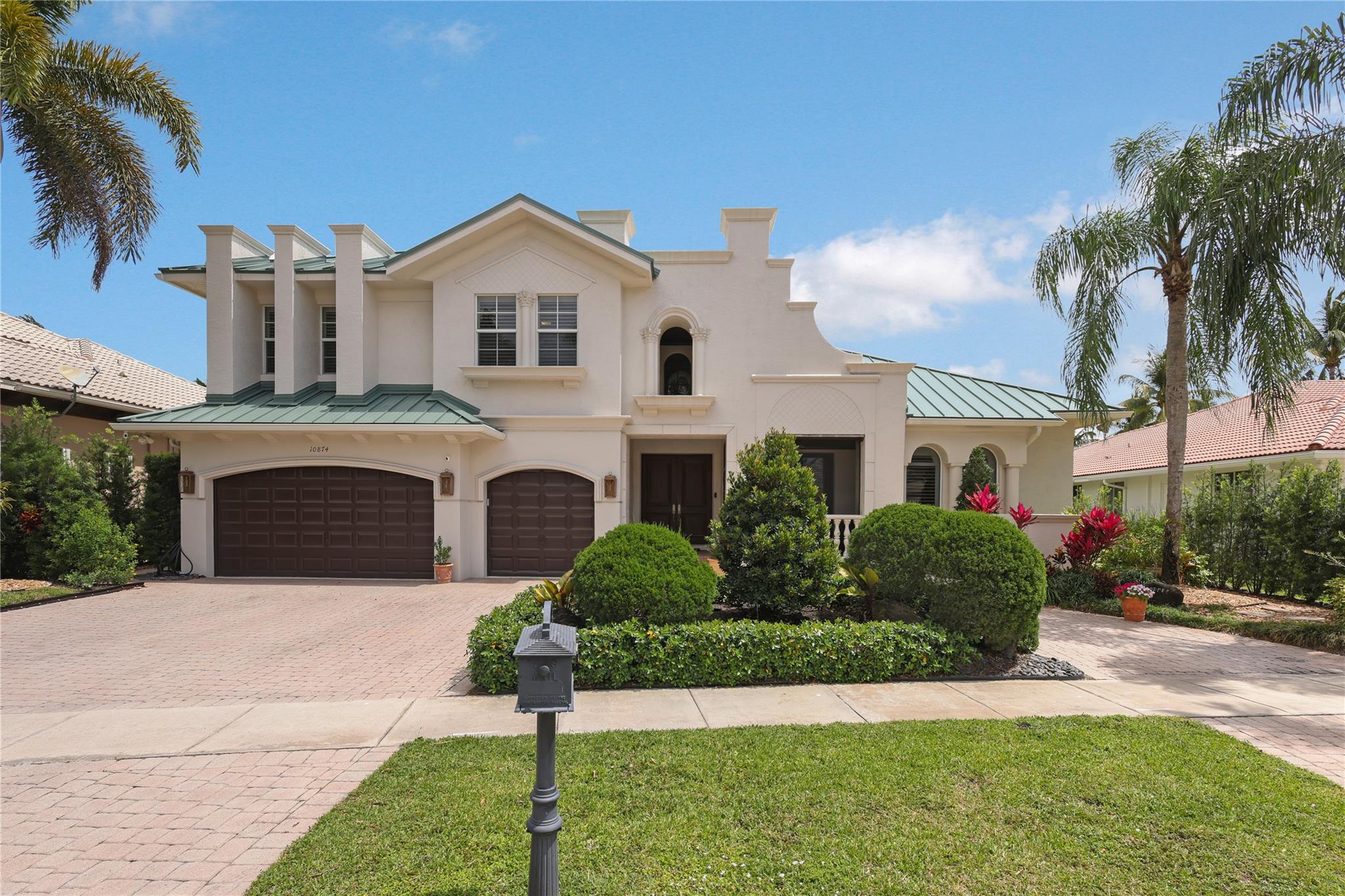Nestled in the prestigious Hawks Landing, this stunning waterfront home offers luxury and comfort. Featuring 4 bedrooms plus a den, 4.5 baths, and a spacious 3-car garage, this home is designed for elegance and functionality. The gourmet kitchen boasts newly updated countertops, refreshed cabinetry, premium stainless appliances, gas cooktop, walk-in pantry. The first floor showcases marble and hardwood floors, a generously sized primary with custom closets, and a versatile office/den. The second floor offers 3 beds, 2 baths, and a loft. Enjoy perfect blend of indoor/outdoor living as you step outside to take in serene lake views. Enjoy a new outdoor grill, heated saltwater pool/spa beautifully manicured yard. Other highlights include impact windows, 3 new A/Cs, brand-new roof (July 2024).