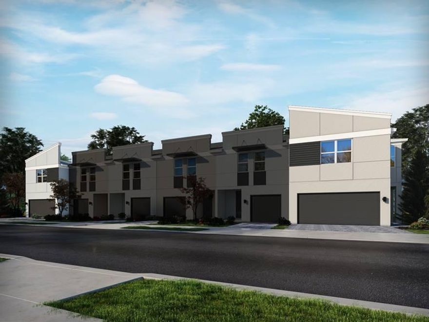 Must see beautiful BRAND-NEW spacious end-unit townhome in the heart of West Palm Beach ready Dec 22! Lakefront home on a premium corner lot! The Copper-End model boasts block construction with impact windows, 1808 sf with 3 spacious bedrooms, 2.5 baths and a rare 2-car garage! Open floorplan with large kitchen island, flexible loft space and walk-in laundry room on the second floor! Modern white shaker cabinets, white quartz countertops, 12''x 24'' gray tile flooring, and neutral carpet is included in our Sleek Package. Enclave at Mangonia Park is a gated community that will have a total of just 162 townhomes, pool with cabana and Tot-Lot. Conveniently located, 3 minutes from I 95. Known for their energy-efficient features, our homes help you live a healthier and quieter lifestyle