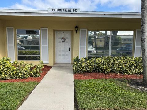 1030 W Flame Vine Avenue 13-B Delray Beach FL 33445