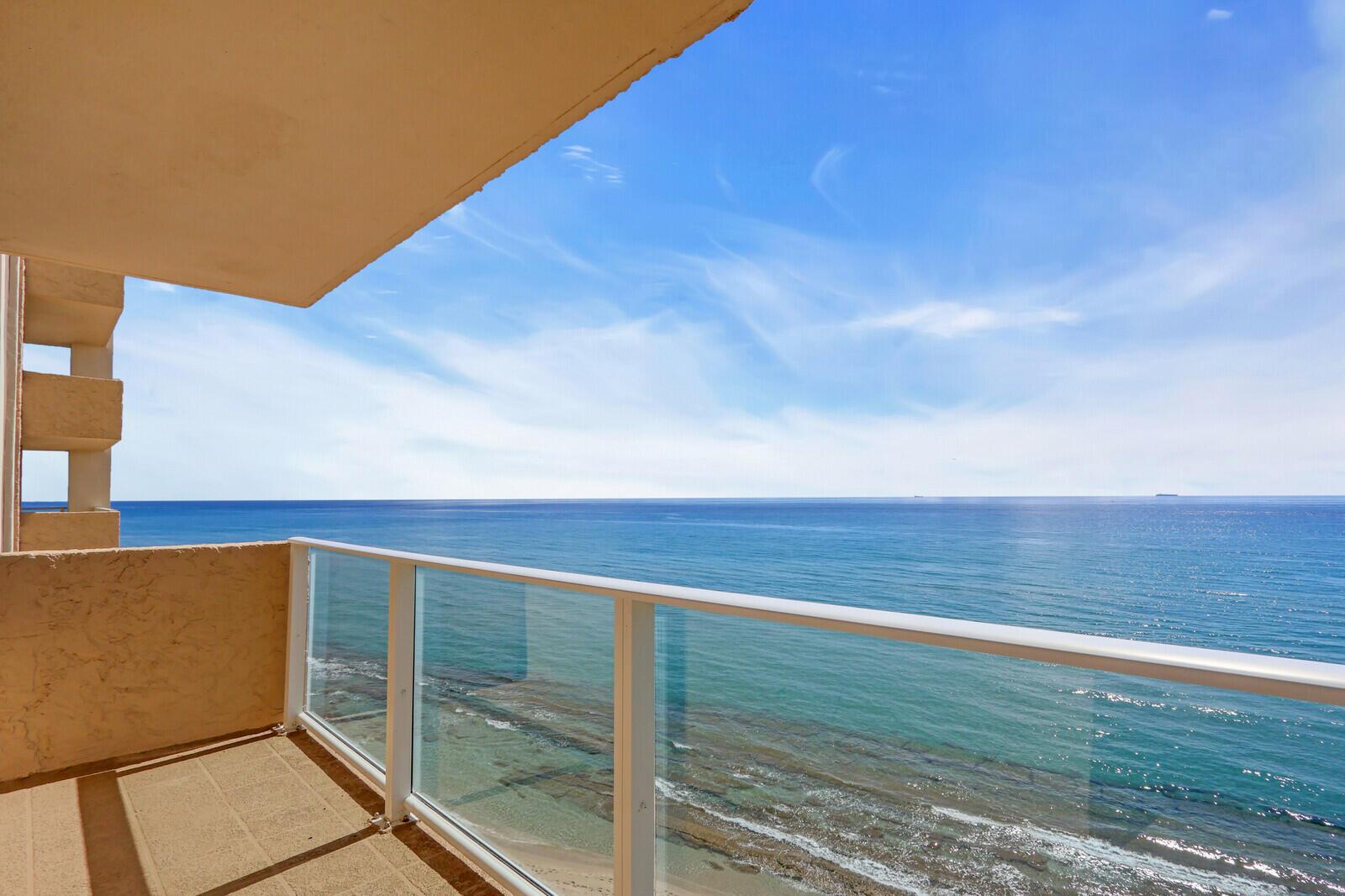 Direct oceanfront 2-bedroom, 2-bath condo in the desirable Aquarius Condominium. Beautifully fully furnished with stunning water views from every room. Enjoy a resort-style lifestyle with a sparkling oceanfront pool, tennis courts, and private beach access. Move right in and experience coastal living at its finest!