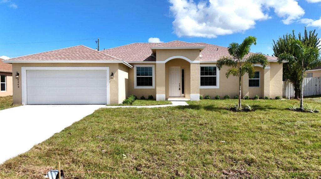 Photo of 4243 SW Bachman Street, Port St Lucie, FL 34953 (MLS # R10932745)