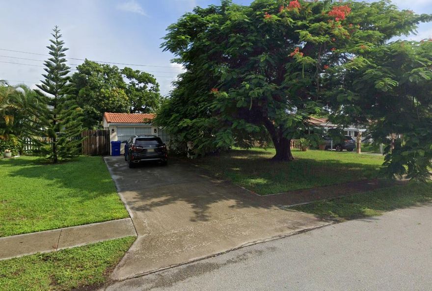 Welcome home to this charming 3-bedroom, 1-bath gem in North Miami Beach!Set on a large, lush lot, with a Big Garden this inviting home features a spacious lounge, open-feel kitchen, and lots of storage space both indoors and out. Bright, comfortable, and full of character, it's ready for your personal touch. Step outside to a beautiful garden oasis--perfect for family barbecues, kids' playtime, or relaxing under the palms. Ideally located near schools, shopping, dining, and beaches, this home offers huge potential and the perfect blend of space, comfort, and lifestyle!