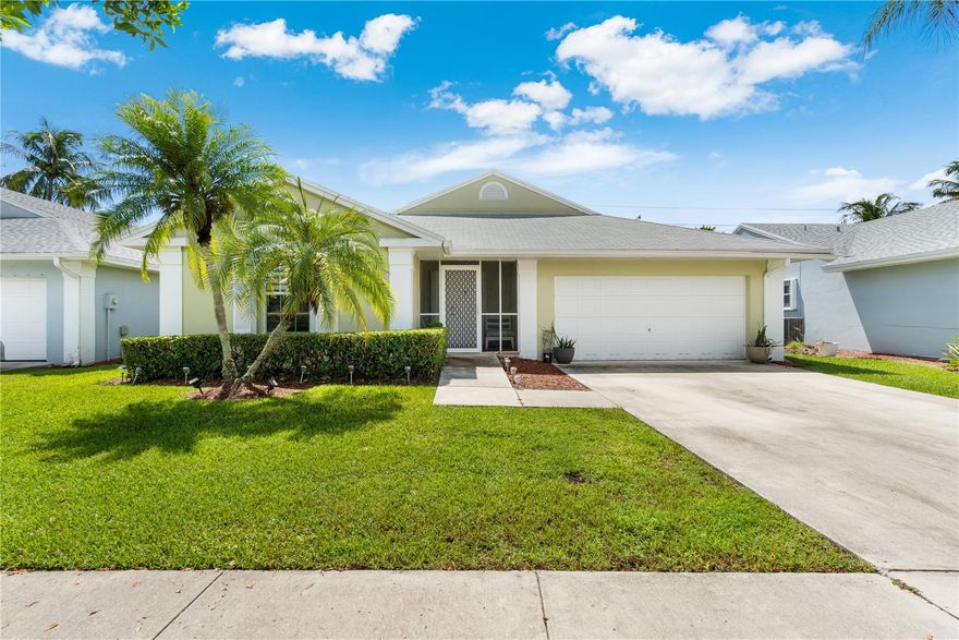 PRICE IMPROVEMENT—Motivated seller! Appraised at $410,000 and priced to sell. This Homestead gem offers an open floor plan and a large bonus room that can serve as a 3rd bedroom. Enjoy spacious living areas, a modern kitchen, two updated baths, and a roomy two-car garage. The 7,006 sq ft lot includes a large patio ideal for entertaining. HOA is only $441/month and covers lawn and exterior maintenance, paint every 7 years, cable, internet, security and much more! Work trucks and business vehicles with lettering are welcome! Residents enjoy the Royal Palm Clubhouse with a fitness center, pool, spa, sauna, billiards, library, shuffleboard, and ballroom. Gated Northgate location near parks, schools, and major routes—tour today!