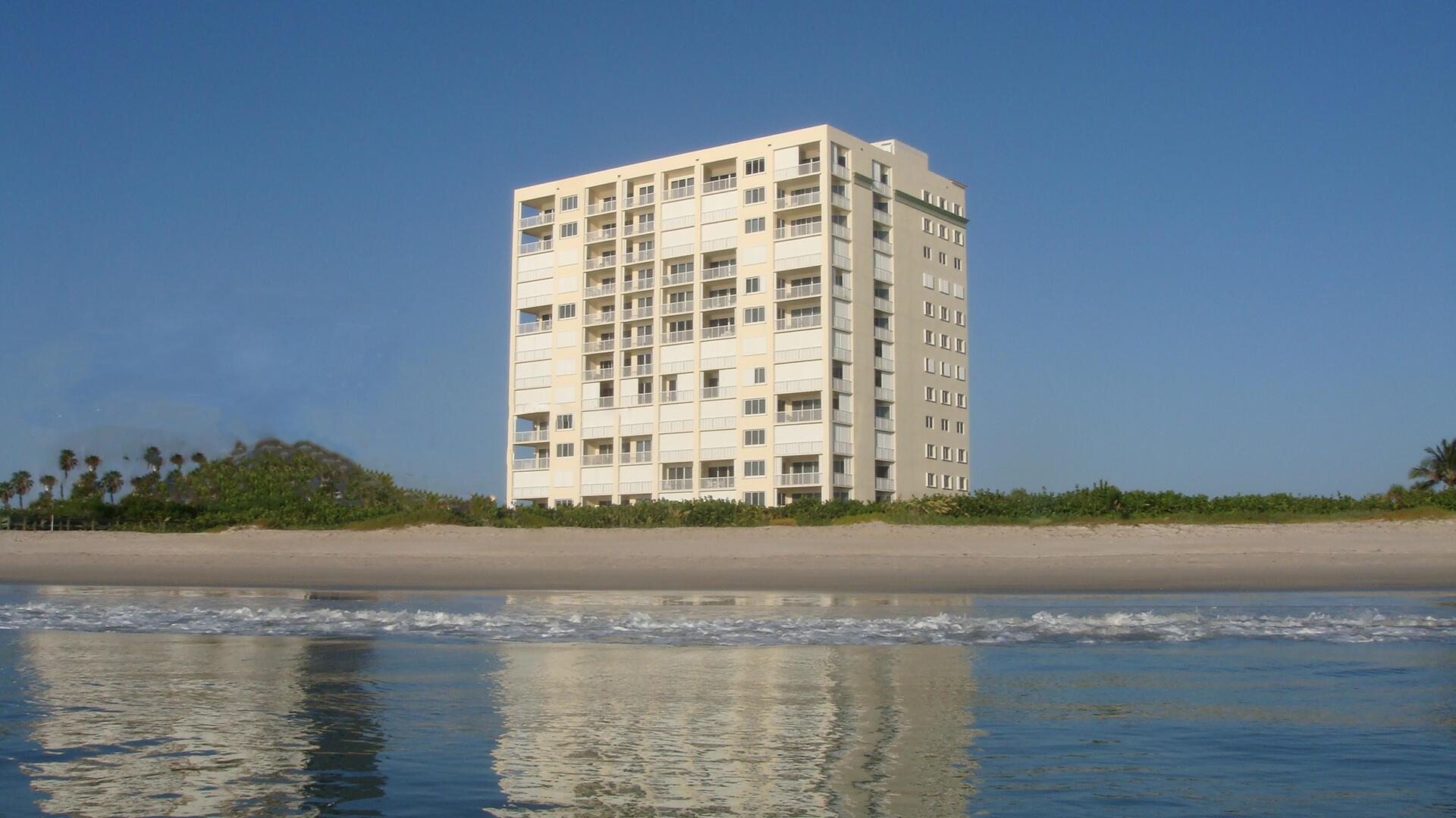 Beautifully updated SE oceanfront corner unit, 3 bedrooms with office/den, 2.5 bathrooms and private garage. Over 2500 sf. under the air, 9' ceilings
