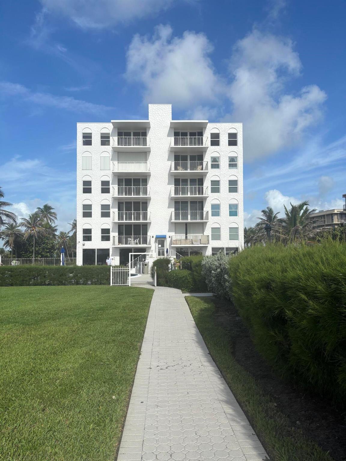 Adorable beach front Palm Beach building. Furnished or unfurnished. Wonderful location to call home. Unit is 2/2. Heated pool and community room. Saunas. Private Beach close to famous Lake Worth Beach pier, West Palm Beach and downtown Palm Beach. Water Cable and Wi-Fi included.