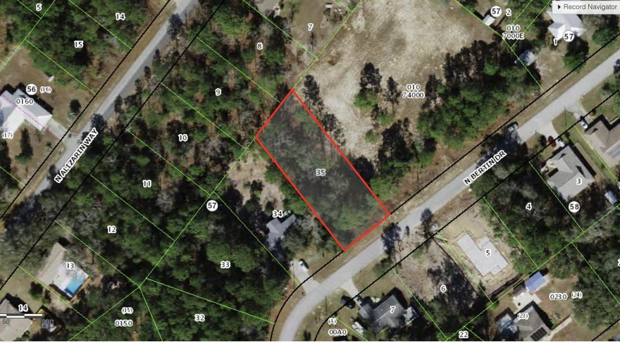 Build a brand new home on this oversized .38 acre homesite in Citrus Springs. The seller is an investor and does not have any reports or survey to share. Please verify the accuracy of the utility information.