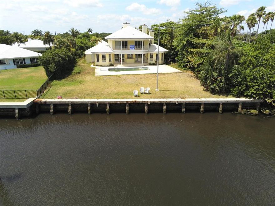 THIS OPPORTUNITY IS TRULY ONE OF A KIND! 
TWO ACRE ESTATE, DIRECT INTRACOASTAL WITH 102 FEET OF WATER FRONTAGE. MAIN HOUSE + GUEST HOUSE IS OVER 12,000 SQUARE FEET UNDER AIR. THE MAIN HOUSE, POOL, GUEST HOUSE AND TENNIS COURT NEED TO BE RENOVATED. THIS IS AN INVESTORS DREAM TO RENOVATE OR KNOCKDOWN AND BUILD NEW CONSTRUCTION. LONG PRIVATE GATED DRIVEWAY FROM FEDERAL HWY TO THE INTRACOASTAL. THERE IS NOTHING LIKE THIS ON THE MARKET TODAY...