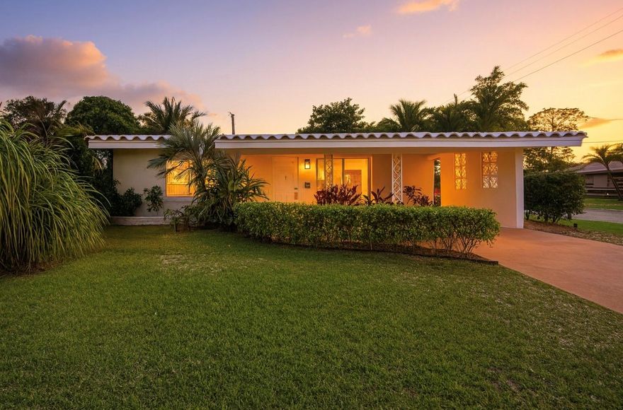 Welcome home to this charming 2-bedroom, 2-bathroom single-family home nestled on a desirable corner lot. Property features spacious bedrooms, a renovated bathroom, and a bright Florida room that adds valuable extra living area. Recent updates include a 3yo A/C & water heater, and new appliances—refrigerator & microwave (2024) and range, washer/dryer, and portable dishwasher (2022). Freshly painted inside and out and an exterior shed for extra storage. Step outside to a large backyard with a double gate, offering incredible flexibility—perfect for a pool, boat, RV, or additional parking. Carport provides convenient covered parking, and with NO HOA, you’ll enjoy freedom and plenty of space to make it your own. Ideal for first-time buyers, families, kids, and pets!