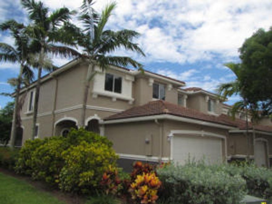 Three bedroom corner unit town home with loft and two car garage. Open floor plan and spacious living area. Gated community with pool, and playground. Close proximity to shopping and highway.