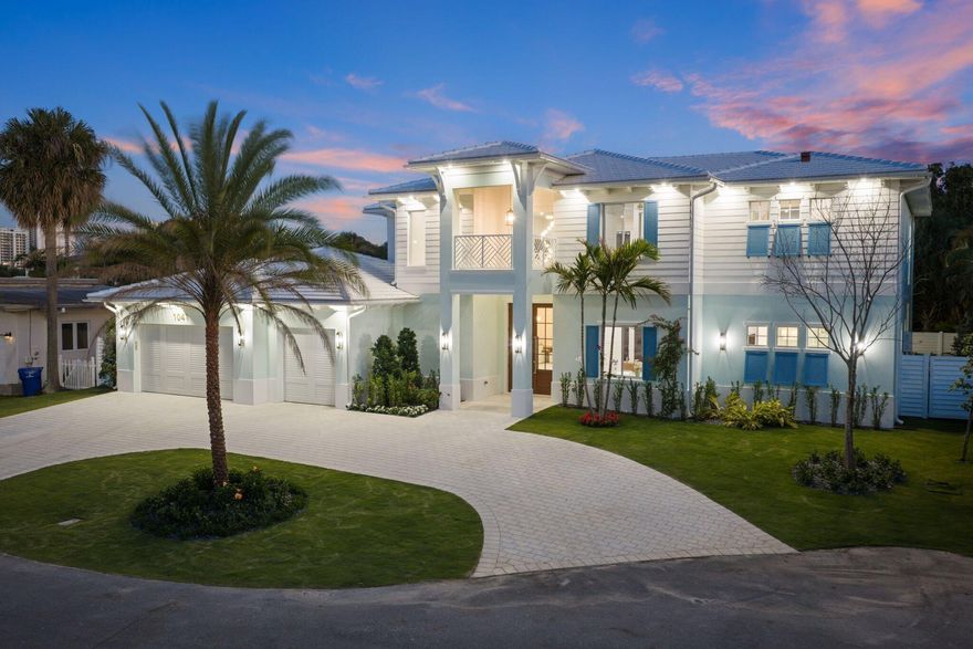 Experience the ultimate in Island living with this custom-built home with waterfront views! Located in the highly sought after Palm Beach Isles, walking distance to pristine crystal clear beaches! This home was designed with luxury in mind, no detail was missed with carefully designed fixtures adorning every inch of the interior. The generous floor plan spans over 4,200 square feet of living space and offers 4 spacious bedrooms, including two master suites - one on each floor, 4 full baths, den/office, large loft area, butlers pantry, mudroom, 2 laundry rooms, designer kitchen, three car garage with 6 seater golf cart, resort style pool/spa and so much more! Singer Islands offers all you could need in a close distance - beautiful beaches, fine dining, spas, marinas and shopping!