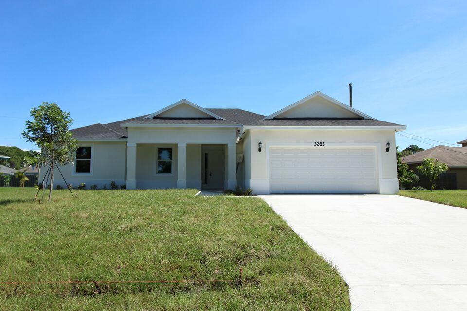Photo of 3133 SW Blackmur Street St, Port St Lucie, FL 34953 (MLS # R10766088)