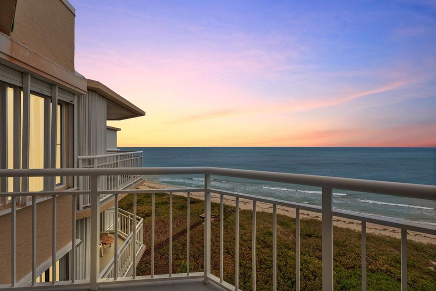 What the View!!! Double Whammy Views of the Atlantic and the Intracoastal. Experience elevated coastal living in this beachfront corner penthouse on North Hutchinson Island. Enjoy panoramic, unobstructed views of the Atlantic, with spectacular sunrises and golden sunsets, overlooking Fort Pierce Inlet State Park. This light-filled residence features an open floor plan ideal for relaxing or entertaining and is offered fully furnished and tastefully decorated with a refined, timeless aesthetic. Enjoy direct shoreline access via a private beach entrance. Ideally located near the marina, downtown Fort Pierce, scenic walking trails, the inlet, and the popular sandbar, providing easy access to boating, dining, and waterfront activities. Seeking renters for a 3-month minimum or annual stay