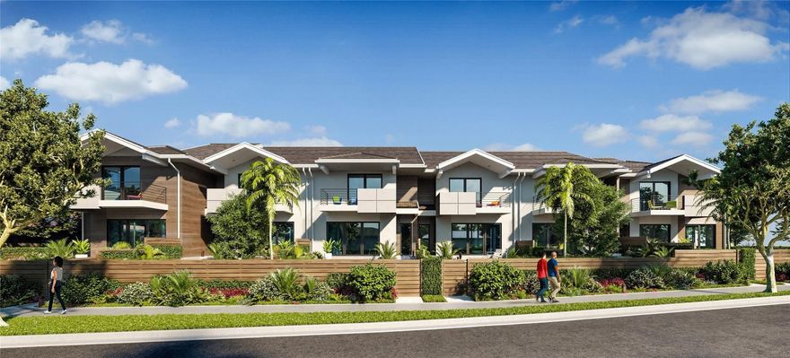 NUVO Lighthouse Point redefines attainable, modern coastal living with a thoughtful focus on wellness, design & location. Conceived by a new generation of forward-thinking builders, this boutique townhome community blends contemporary architecture, Safety, Smart home, clean lines, highly functional layouts ideal for today’s families & professionals. Select residences offer serene water views, while curated, wellness-inspired amenities including optional cold plunge and sauna packages support a balanced, vitality-driven lifestyle. Expected for completion in Q3 2026, NUVO sets a new benchmark for attainable, wellness-oriented coastal living. Community Features:• Gated enclave of just 12 townhomes, offering privacy and exclusivity• HOA includes landscaping, gated entry, and trash service Residence Features:• Expansive open floor plans with 10’ ceilings• Private balconies and private fenced patios with lush landscaping• High-end designer finishes and fixtures• Hurricane-impact windows and doors• Smart home integration• Private 2-car garages positioned on the interior street Optional Enhancements• Cold plunge and sauna wellness package