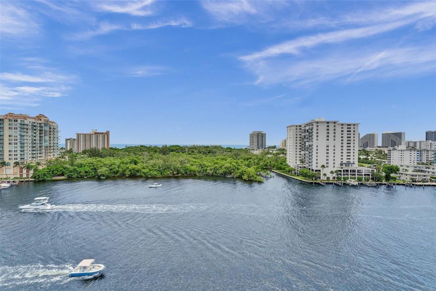 VERY RARE OPPORTUNITY NOT TO BE MISSED!  UNLIKE ANY OTHER UNIT IN THE BUILDING.  CUSTOM FINISHED, PROFESSIONALLY DESIGNED & DECORATED w/HIGH-END FINISHES THROUGOUT!  BEAUTIFUL INTRACOASTAL, OCEAN & DOWNTOWN VIEWS!  PRIVATE ELEVATOR TO RESIDENCE.  CUSTOM CHEF’S KITCHEN FINISHED WITH WALNUT WOODS, 2 CONV OVENS, A STEAM OVEN, A MICROWAVE, EXHAUST FAN, INDUCTION COOKTOP, 2 WINE COOLERS & 2 DISHWASHERS.  IN ADDITION – A PANTRY W/ A SECOND REF.  SEPARATE FAMILY ROOM OFF KITCHEN.  FORMAL DINING & LIVING ROOM W/FIREPLACE!  GENEROUS OWNER’S SUITE & PROPER SPA-LIKE BATHROOM – W/TUB & 2 WIC!  ALL BEDROOMS ENSUITE!  2 ENORMOUS BALCONIES – PERFECT FOR ENTERTAINING!  SMART HOME AUTOMATION!  STORAGE CLOSET IN UNIT!  2 PARKING SPACES W/E-CHARGER!  24 HR DOOR ATTENDENT, GYM, HEATED POOL & MUCH MORE!