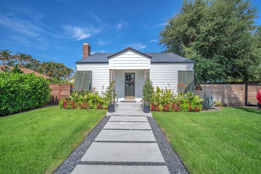 Coastal Charm Meets Seasonal Comfort | Dec 1 - June . Sunlit 2BR/1BA fully furnished coastal cottage just minutes from the beach, golf, and downtown Lake Worth. Features vaulted wood-beamed ceilings, hardwood floors, and an open kitchen/dining area filled with natural light. Enjoy a private patio for outdoor dining and a detached office/studio, deal for remote work or creative space. Walk to beaches, cafe's, art galleries, and more. Seeking a peaceful seasonal escape in South Florida. Available Dec 1 to June 1 (6-month minimum). Inquire today, this charming retreat won't last! FPL electric to be deducted from security at end of lease term. 13% sales tax applies if less than 181 day term.