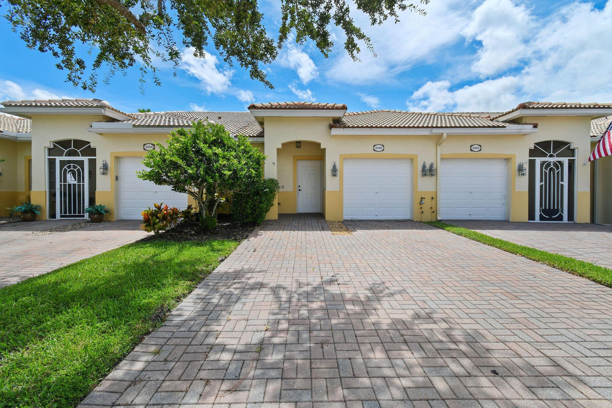Stunning lake view home in a secure, vibrant community for active adults. This exquisite 2-bedroom, 2-bathroom property showcases numerous enhancements, including illuminated crown molding and 20'' tile flooring in the living areas. It also boasts an attached 1-car garage and additional appealing features. Renting this property grants you membership at the expansive Baywinds clubhouse, offering an array of amenities. Furthermore, the rental package includes internet, cable, and alarm monitoring services.