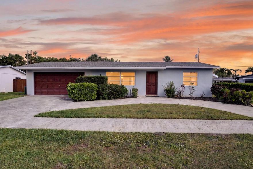 Discover the lifestyle you've been looking for at 760 Cinnamon Road in North Palm Beach - now available for annual lease, unfurnished. This charming 2-bedroom, 1-bath home sits in a peaceful, tree-lined neighborhood that perfectly captures the relaxed charm of coastal Florida. Step inside to find a bright, comfortable layout ideal for everyday living or easy entertaining. What truly sets this property apart is the rare air-conditioned 2-car garage - a game-changer that offers climate-controlled space for your vehicles, hobbies, workshop, or extra storage. North Palm Beach living here means everything you love about coastal Florida is right at your fingertips. Cruise the neighborhood on your golf cart to the North Palm Beach Country Club and its Jack Nicklaus Signature golf course - public play with clubhouse dining, pool, and tennis just moments away. Unwind at Anchorage Park, a waterfront gem featuring a boat ramp, fishing piers, kayak launch, dog park, playground with zip line, pickleball and tennis courts, and a scenic fitness trail. Beaches, marinas, and waterfront dining are minutes from your door, while shopping, top restaurants, and entertainment in Palm Beach Gardens and Jupiter are equally convenient. Travel is effortless with easy access to Palm Beach International Airport (PBIA) and the Brightline high-speed train station in West Palm Beach. Whether you're heading out for a round of golf, a day on the water, or a quick trip across South Florida, this location puts it all within reach. If you're seeking a low-maintenance home in one of North Palm Beach's most desirable pockets - where golf carts are common, neighbors are friendly, and resort-style living feels everyday - 760 Cinnamon Road is your perfect match. Available now for an annual unfurnished lease. Schedule your showing today and start enjoying the North Palm Beach lifestyle you've been waiting for!