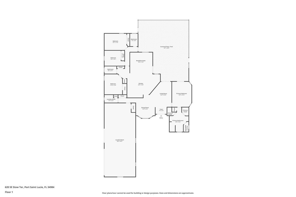 Photo of 620 SE Stow Terrace, Port Saint Lucie, FL 34984 (MLS # R11090604)