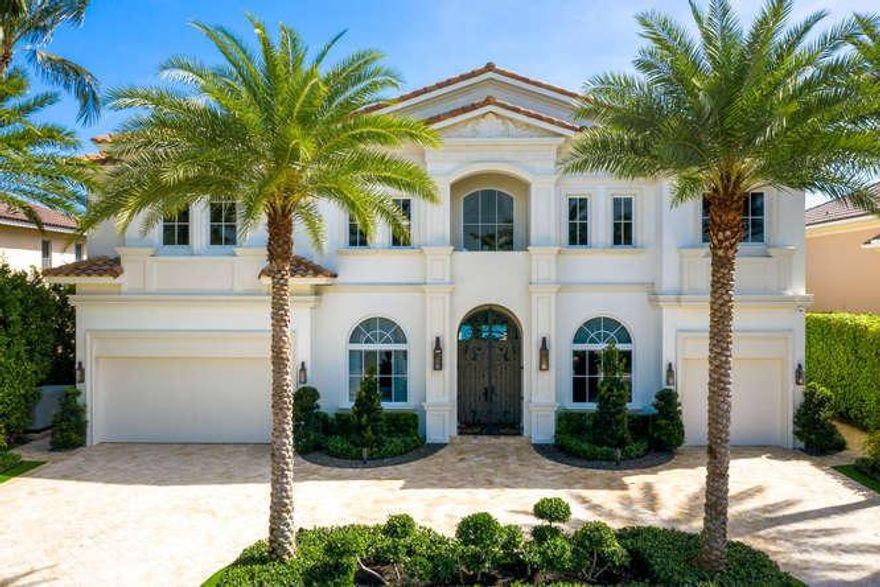 STUNNING VIEWS FROM THIS DIRECT INTRACOASTAL ESTATE LOCATED IN A NO WAKE ZONE IN ONE BOCA RATON'S DESIRABLE COMMUNITIES ''GOLDEN HARBOUR'' MINUTES TO THE INLET . THIS ESTATE HAS OVER 8,000 SQ FEET OF THE FINEST LEVEL IN DETAIL ENTER INTO A DRAMATIC TWO STORY LIVING ROOM W/ FIREPLACE, BEAUTIFUL BAR & CUSTOM CEILING WITH GOLD LEAF DETAIL, BEAUTIFUL MASTER BR W/SITTING ROOM & FIREPLACE, HIS & HER CLOSETS, 2 WATER CLOSETS, GYM, WINE ROOM, 3 CAR GARAGE THAT HAS THE HEIGHT TO ADD LIFTS MAKING IT A 6 CAR GARAGE, CHEF'S KITCHEN WITH THERMADOR APPLIANCES, SUB ZERO REFRIGERATOR, COFFERED CEILING FAMILY ROOM & KITCHEN, CUSTOM WOOD DETAIL W/CROWN MOLDING, WHOLE HOUSE GENERATOR, POOL HEATER,ALL UNDER GROUND UTILITIES WALK TO MIZNER PARK, SHOPPING & THE BEACH.  ''EXCLUDING DINNING ROOM CHANDELIER'S''