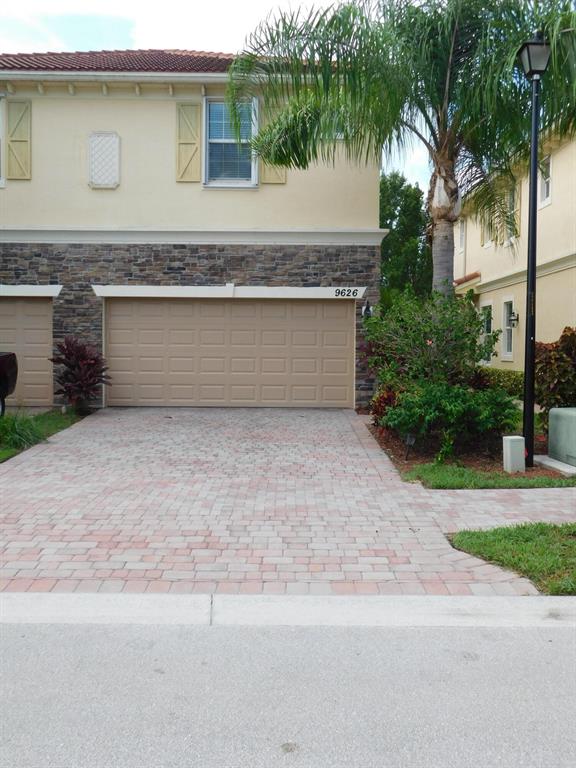 Beautifully maintained 3 Bedroom, 2 bath, 2 car garage home is ready to be occupied! Built in 2016 and fresh paint, all carpet removed and laminate installed. Natural light, Open Floor Plan, Granite countertops & stainless-steel appliances, 9 ft ceilings, Laundry conveniently upstairs, huge master suite with Roman Tub & separate shower. Brand new vinyl fenced in backyard & doggie potty stations make it a very pet friendly neighborhood. Heated Community pool across street. Accordion shutters, smart door locks & smart thermostat can open & unlock Doors. Commercial Vehicles or Boat must be kept in garage.