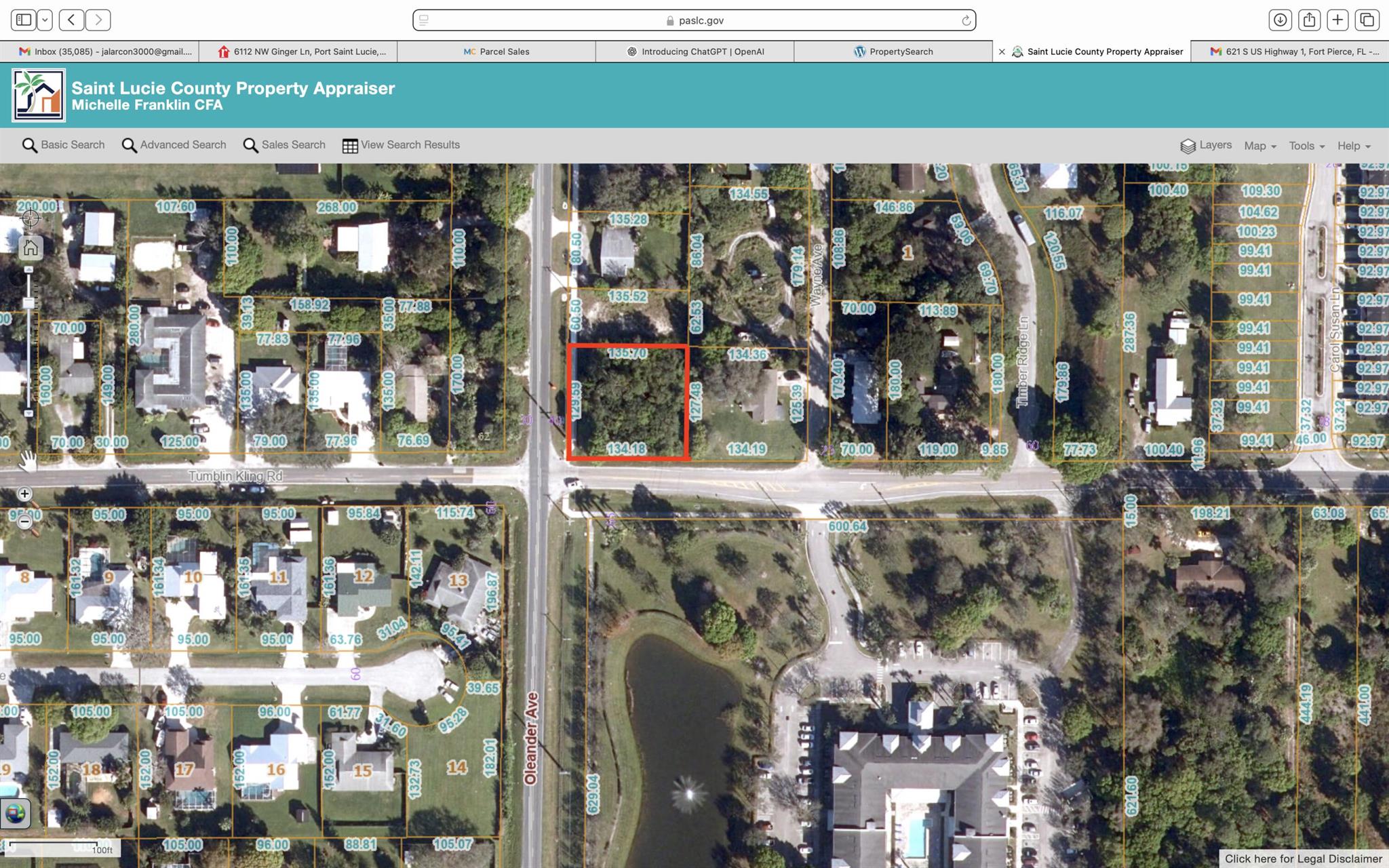 Prime Neighborhood Commercial Lot - Signalized Corner Seize this exceptional opportunity to own a high-visibility commercial lot at the signalized corner of Oleander and Tumbling Kling Rd. Positioned in a thriving area.-Option to buy 2 lots combine 0.57 acres