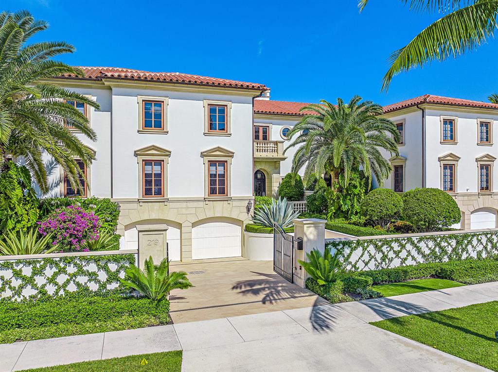 Welcome to 219 Brazilian Avenue, a turn-key townhouse situated perfectly in the heart of Palm Beach Island. This gated, 6092 square foot home boasts 4BR, 5.5BA and features a 2 car garage, elevator, generator, Savant smart home automation, Private heated pool & spa, summer kitchen with gas grill, and a covered outdoor loggia for dining al fresco. All the best that Palm Beach has to offer and primed for immediate occupancy. Be in Palm Beach for the holidays or celebrate the New Year in this tropical oasis. In addition to being just steps from the area's best restaurants, shopping, beaches, and entertainment, this never before lived in residence comes with over $1M of Marc Michael's designer furniture. Your Palm Beach dream is closer than you think.