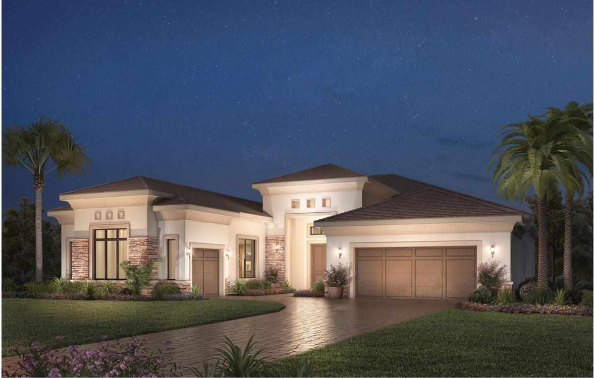 Royal Palm Polo By Toll Brothers San Giorgio Contemporary Floor Plan, New Construction To Be Completed Summer 2023. The Covered Entry Leads To A Foyer That Opens Up to An Expansive Great Room And Spacious Open Dining Area, Both Feature Coffered Ceilings. The Large Gourmet Kitchen is Well Equipped With A Spacious Walk In Pantry, Large Center Island, Ample Cabinetry & Pocket Office. Appliances Are Sub Zero And Wolf The Primary Bedroom Includes Two Large Walk In Closets & Private Bath With A Free Standing Soaking Tub. Large Walk In Shower & Dual Vanities. Includes A Study, Large Laundry Room , Cabana Bath and In-Ground Pool and Sun Shelf. All Structural, Interior Design and Pool Selections are complete. $20,000 Incentive with Toll Brothers Mortgage. By Appointment Only