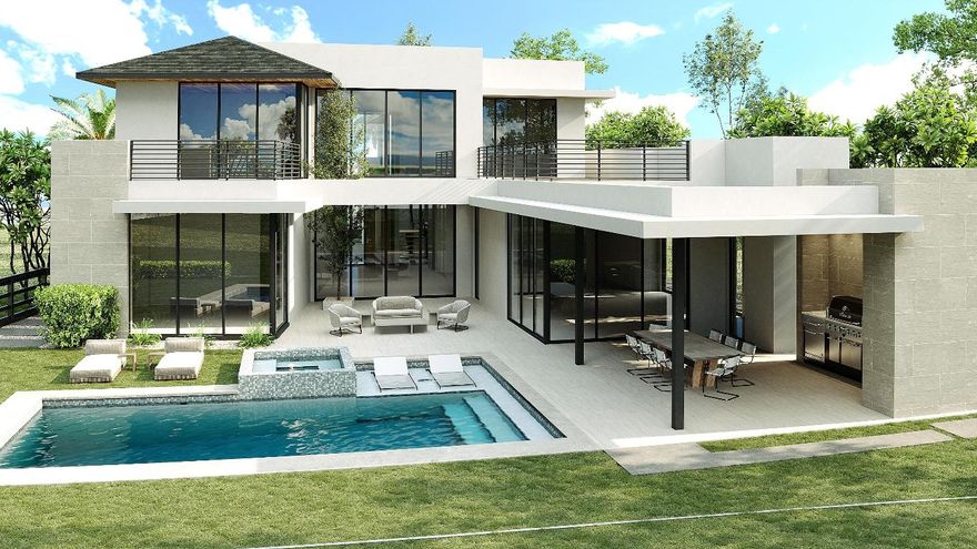 A Once-in-a-Generation Legacy Estate in The Polo Club's Most Exclusive Enclave

For the first time in over 30 years, an extraordinary opportunity awaits: the only remaining vacant lot in the prestigious Hidden Cove enclave has been transformed into a modern architectural icon. This one-of-a-kind custom estate redefines luxury living within the reimagined Polo Club.

This architectural Masterpiece is crafted w/ meticulous attention to detail, From the soaring 23-ft ceilings in the grand entry to the dramatic floating staircase and oversized elevator, every element is designed to impress. A showstopping bridge connects the north & south wings, while a gallery-like loft platform offers panoramic views over the main living areas, creating a visual symphony of space, light, and form. Gourmet kitchen featuring a Wolf gas range, Sub-Zero column refrigerator and freezer, and built-in wine cooler
Custom cabinetry designed and fabricated exclusively for this home
Exotic imported stone countertops with rare veining and natural textures. Secondary butler's pantry with Thermador appliances, perfect for entertaining. 
Ultimate Indoor-Outdoor Experience:
Step into a backyard oasis centered around a spectacular perimeter zero-edge infinity pool with spa and sun shelf. Glass walls in the club room slide away to create a seamless flow between the indoor bar lounge and the covered summer kitchen and dining pavilion.

Designed for the Collector & Connoisseur:
4-car garage with double-stack lift capacity, ideal for collectors or luxury vehicles
Main-level primary suite offers serenity and convenience
Versatile 5th bedroom/home office with en-suite bath
Private rooftop terraces, golf and pool views, and multiple guest suites for effortless hospitality

Unmatched Comfort & Functionality:
Dual full laundry rooms, one on each level
Expansive upstairs loft and optional gym or wellness room
Flexible floorplan offering both grand entertaining spaces and intimate retreats
More Than a Home, It's A Lifestyle

Residents of the Polo Club enjoy world-class amenities including two PGA Championship golf courses, a luxury spa and fitness center, tennis and pickleball, five-star dining venues, and a vibrant, resort-style community.

This is more than a home, it's a legacy property that can never be duplicated. The last of its kind, now fully realized. Call today to experience the future of luxury living in South Florida.