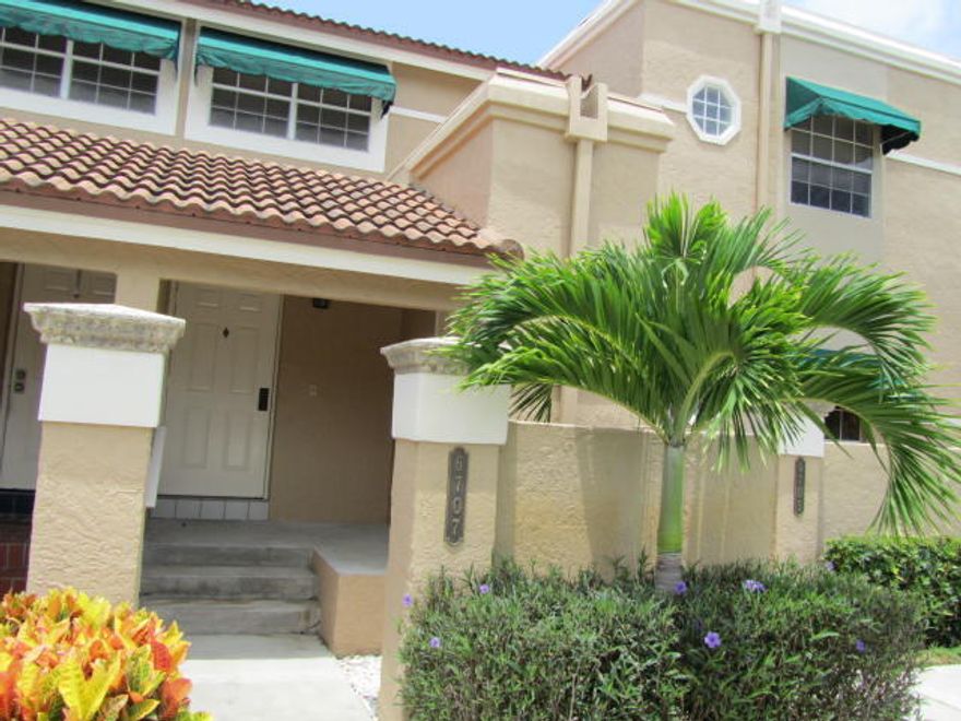 Enjoy the winter or summer season in this furnished 2 bedroom, 2 bath, second floor  rental with pretty garden views. Neutral colors and furnishings throughout the apartment. New laminate floors throughout. TV in living room and master bedroom. Queen size bed in master bedroom and full size in 2nd bedroom. Screened in patio.