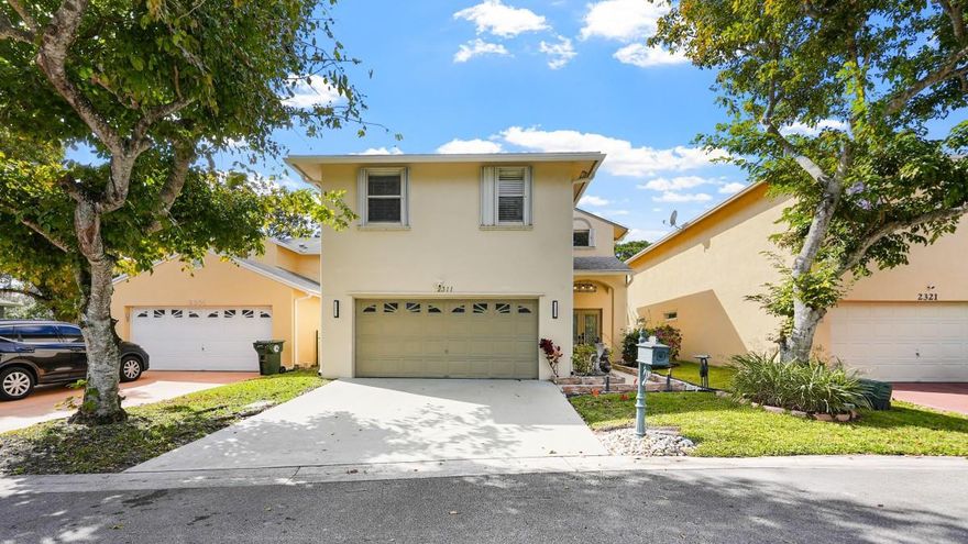 Beautifully remodeled 3BR/2.5BA home offering 2,249 SF of updated living space in a gated Coconut Creek community. Fully renovated in 2023 with new kitchen upgrades, appliances, vinyl flooring, and designer bathrooms. Oversized primary suite with custom walk-in closet and spa-style shower. Enjoy a screened patio, fenced yard with canal views and fruit trees. Community amenities include 24/7 security, pool, clubhouse, gym, sports courts, playground, and onsite private school from 24 months to 12th grade. Recent upgrades include new HVAC, new appliances, new bathrooms, built in custom closets, new flooring, etc. List of specific upgrades/ remodels can be provided upon request.