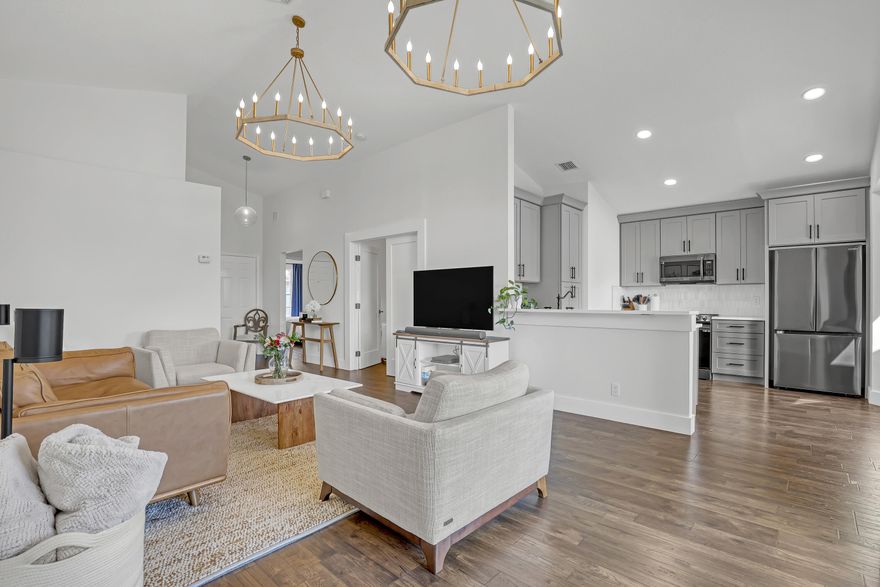 A beautiful and thoughtfully fully renovated 3-bedroom, 2-bath home located on the highly desirable lakeside of Riverbridge. Every detail has been carefully curated, showcasing quality craftsmanship and stylish finishes throughout. Move-in ready , this home truly is a gem.