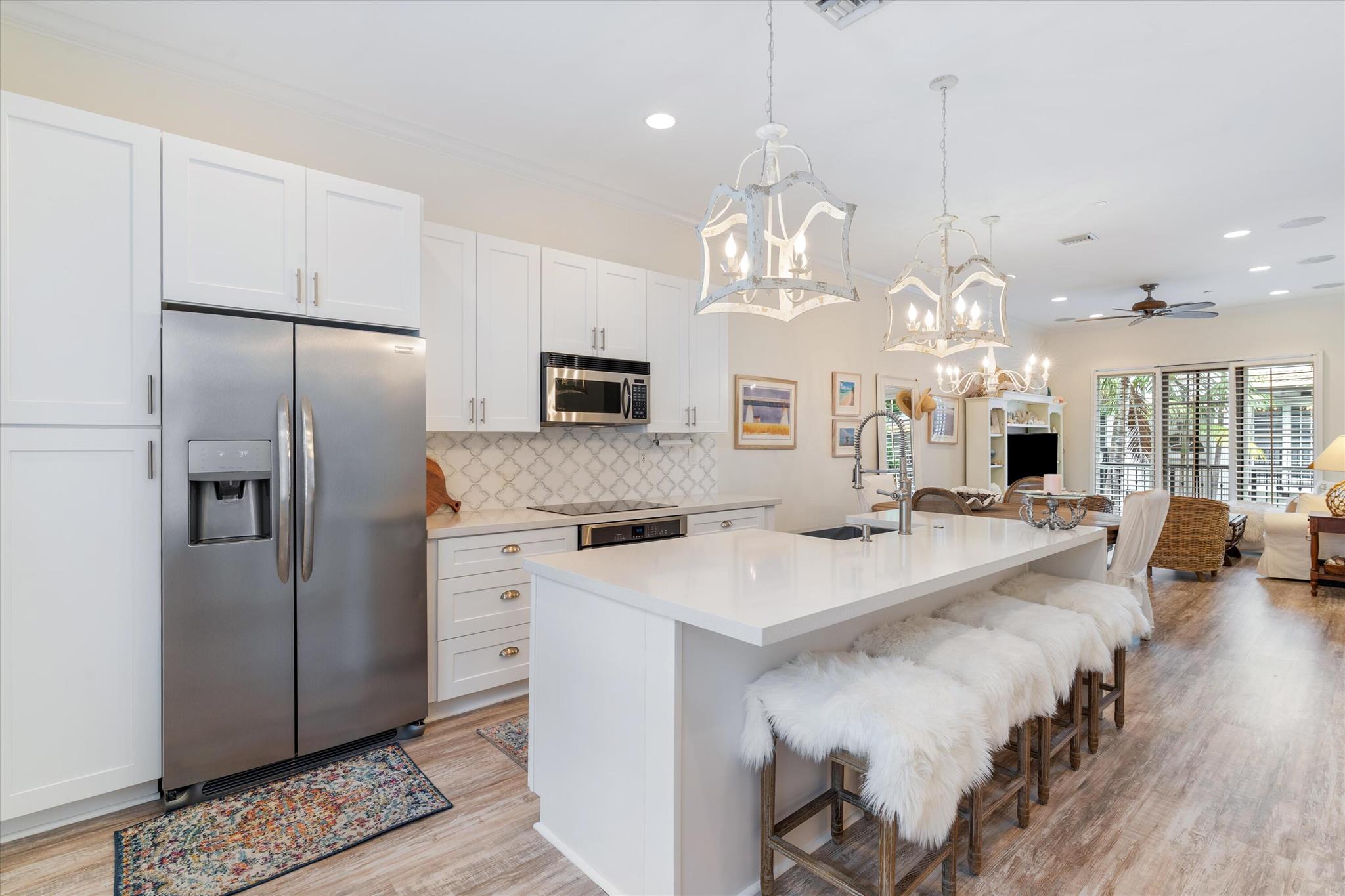 Experience downtown Delray Beach living in this Renaissance Village home that is like no other. This completely updated residence showcases soaring 11-foot ceilings in the main living area and meticulous renovations that set it apart from anything offered. From the moment you enter, you'll notice the exceptional attention to detail--every space has been reimagined with thoughtful upgrades and a refined sense of style.